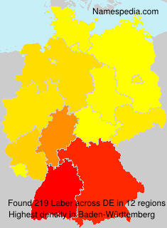 Surname Laber in Germany Surname Laber in Germany