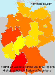 Surname Labitzke in Germany Surname Labitzke in Germany