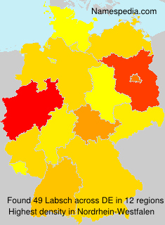 Surname Labsch in Germany Surname Labsch in Germany