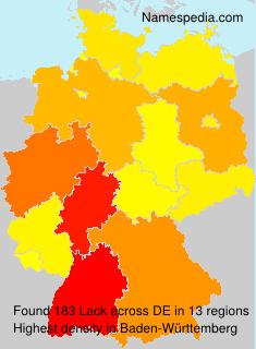 Surname Lack in Germany Surname Lack in Germany