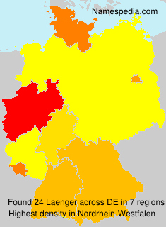 Surname Laenger in Germany Surname Laenger in Germany
