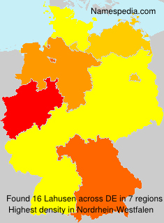 Surname Lahusen in Germany Surname Lahusen in Germany