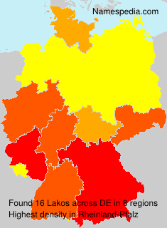 Surname Lakos in Germany Surname Lakos in Germany