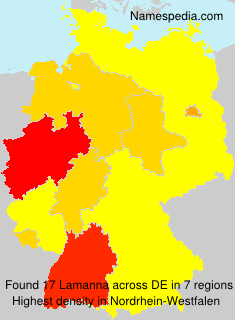 Surname Lamanna in Germany Surname Lamanna in Germany