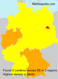 Surname Lambrou in Germany Surname Lambrou in Germany
