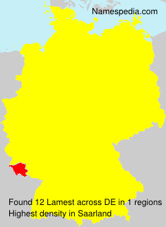 Surname Lamest in Germany Surname Lamest in Germany