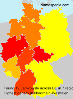 Surname Lamkowski in Germany Surname Lamkowski in Germany