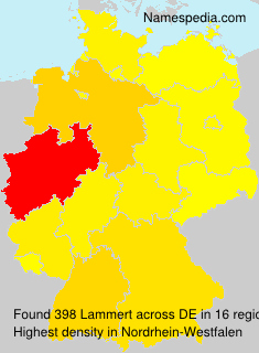 Surname Lammert in Germany Surname Lammert in Germany