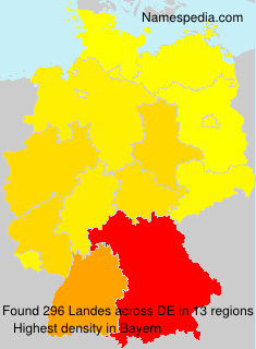 Surname Landes in Germany Surname Landes in Germany