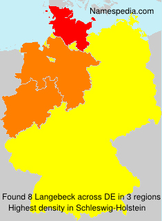 Surname Langebeck in Germany Surname Langebeck in Germany