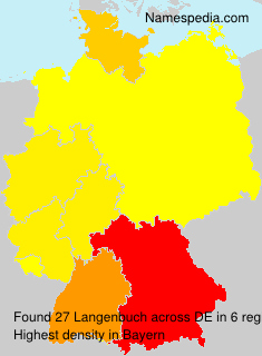 Surname Langenbuch in Germany Surname Langenbuch in Germany