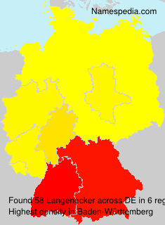 Surname Langenecker in Germany Surname Langenecker in Germany