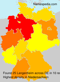 Surname Langenheim in Germany Surname Langenheim in Germany