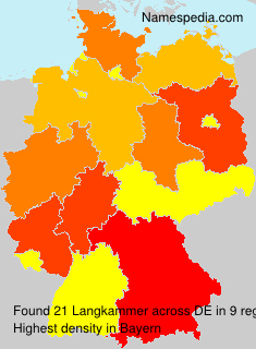 Surname Langkammer in Germany Surname Langkammer in Germany