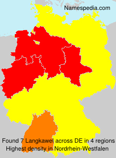 Surname Langkawel in Germany Surname Langkawel in Germany