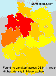 Surname Langkopf in Germany Surname Langkopf in Germany