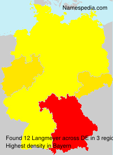 Surname Langmeyer in Germany Surname Langmeyer in Germany