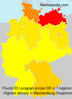 Surname Langpap in Germany Surname Langpap in Germany