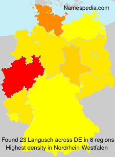 Surname Langusch in Germany