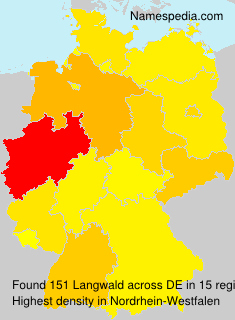 Surname Langwald in Germany Surname Langwald in Germany