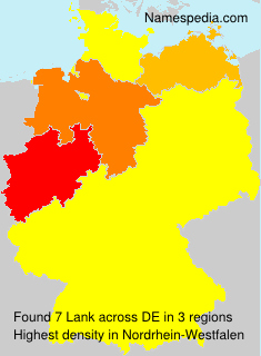 Surname Lank in Germany Surname Lank in Germany