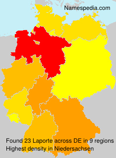 Surname Laporte in Germany Surname Laporte in Germany