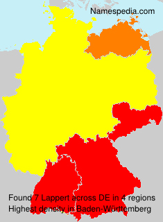 Surname Lappert in Germany Surname Lappert in Germany