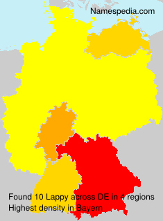 Surname Lappy in Germany Surname Lappy in Germany
