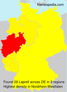 Surname Laprell in Germany Surname Laprell in Germany