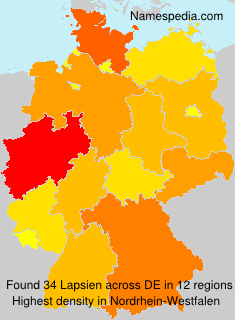 Surname Lapsien in Germany Surname Lapsien in Germany