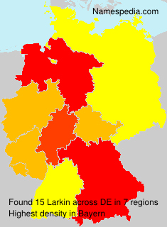 Surname Larkin in Germany Surname Larkin in Germany