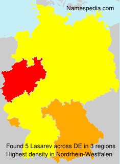 Surname Lasarev in Germany Surname Lasarev in Germany