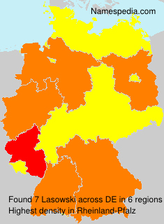 Surname Lasowski in Germany Surname Lasowski in Germany