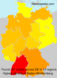 Surname Latzko in Germany Surname Latzko in Germany