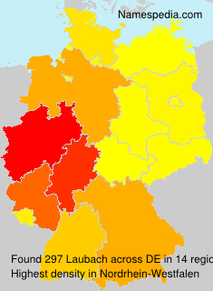 Surname Laubach in Germany Surname Laubach in Germany