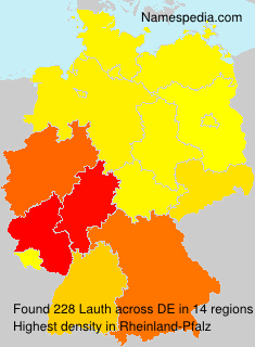 Surname Lauth in Germany Surname Lauth in Germany