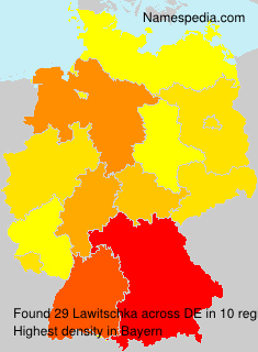 Surname Lawitschka in Germany Surname Lawitschka in Germany