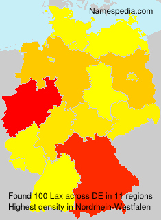 Surname Lax in Germany Surname Lax in Germany