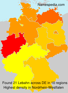 Surname Lebahn in Germany Surname Lebahn in Germany