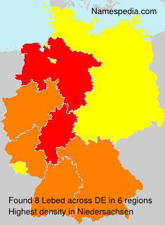 Surname Lebed in Germany Surname Lebed in Germany