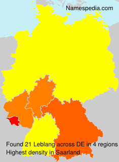 Surname Leblang in Germany Surname Leblang in Germany