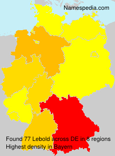 Surname Lebold in Germany Surname Lebold in Germany