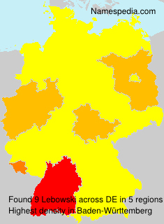 Surname Lebowski in Germany Surname Lebowski in Germany