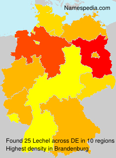 Surname Lechel in Germany Surname Lechel in Germany