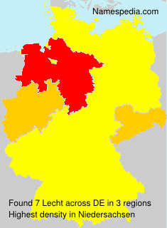 Surname Lecht in Germany Surname Lecht in Germany