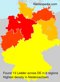 Surname Ledder in Germany Surname Ledder in Germany