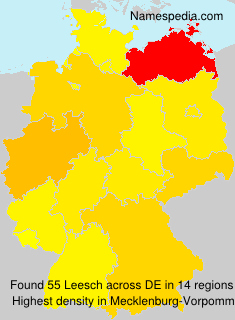 Surname Leesch in Germany Surname Leesch in Germany