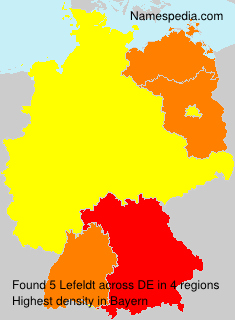 Surname Lefeldt in Germany Surname Lefeldt in Germany
