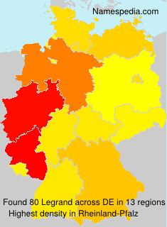 Surname Legrand in Germany Surname Legrand in Germany