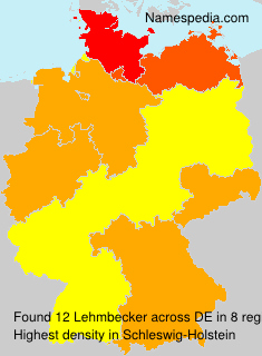 Surname Lehmbecker in Germany Surname Lehmbecker in Germany
